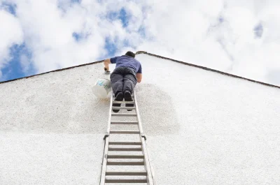 Peinture extérieure au Bourg-d'Hem — façades et ravalement